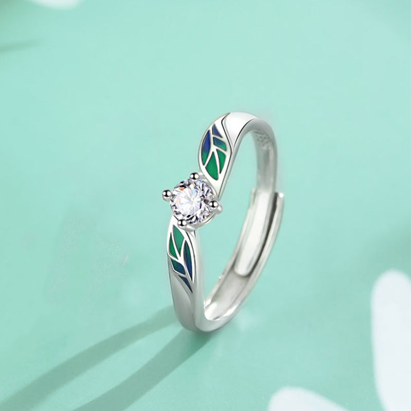 S999 Pure Silver Simple Sterling Silver Ring