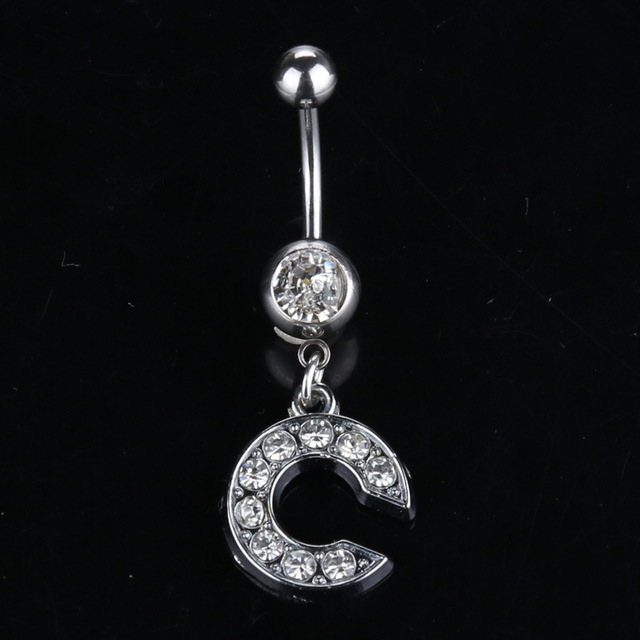 Hypoallergenic Body Piercing Navel Ring Jewelry A-Z