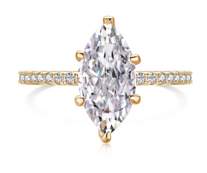 S925 Sterling Silver Geometric Ring for Women