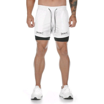 Men's Outdoor Quick-Drying Double-Layer Fitness Pants