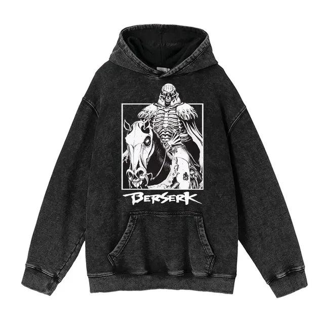 Retro Washed Cotton Oversized Hoodies