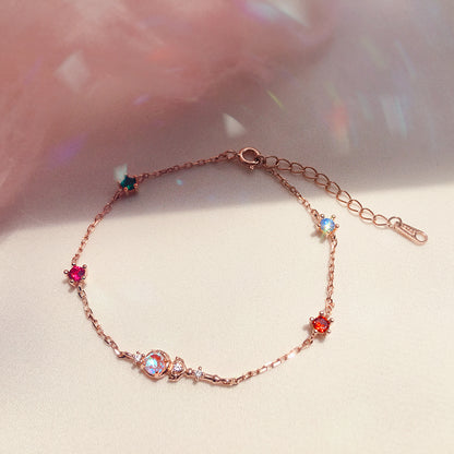 925 Silver Bracelet - Sailor Moon & Fantasy Girl Design