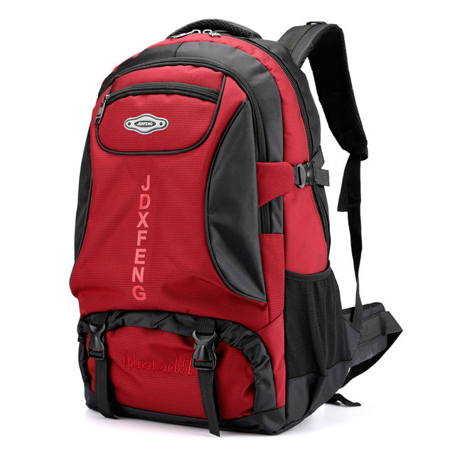 60L Waterproof Nylon Mountaineering Backpack Unisex