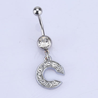 Hypoallergenic Body Piercing Navel Ring Jewelry A-Z