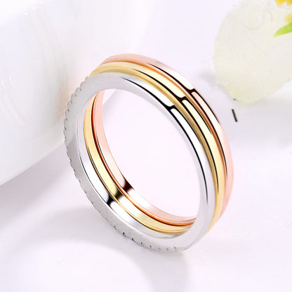 Sterling Silver Round Full Diamond Ring