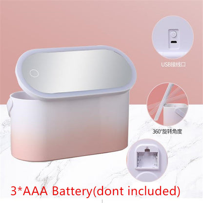 Portable LED Vanity Mirror with Carrying Case