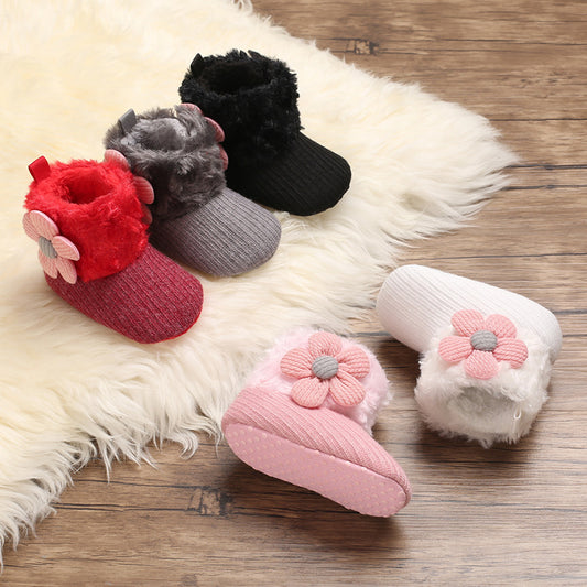Warm Cotton Snow Boots for Babies 0-1 Years Old