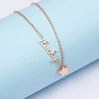 Personalized Sterling Silver Anklet, Custom Design