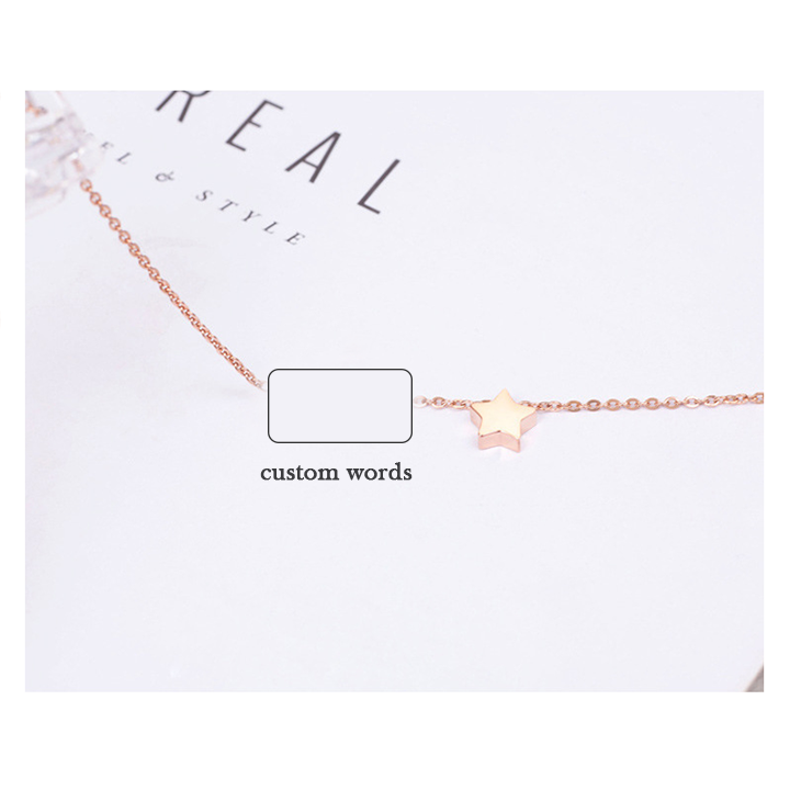 Personalized Sterling Silver Anklet, Custom Design