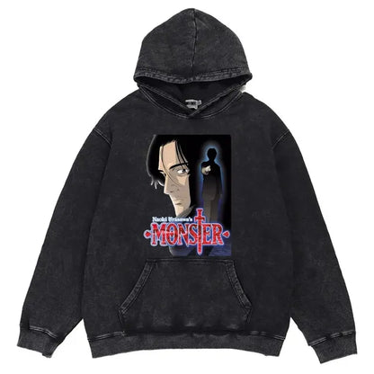 Retro Washed Cotton Oversized Hoodies