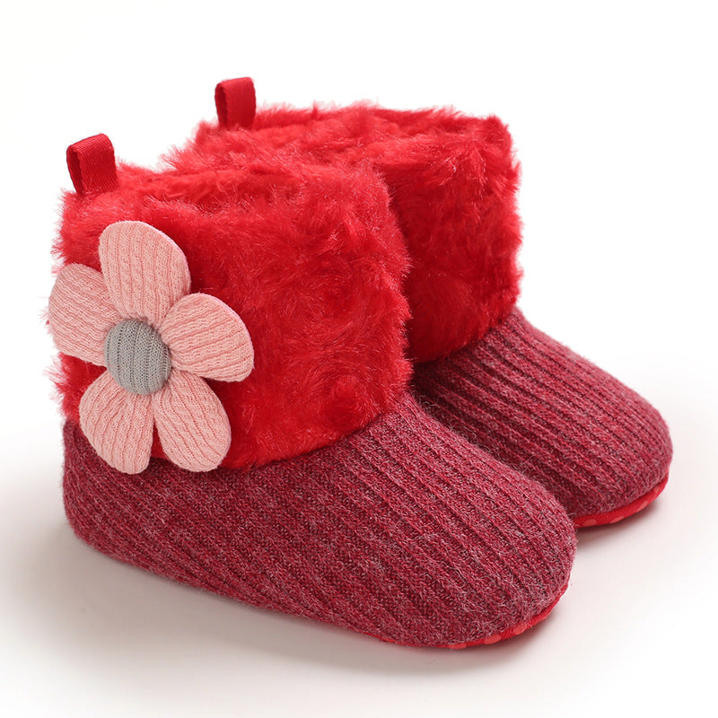 Warm Cotton Snow Boots for Babies 0-1 Years Old