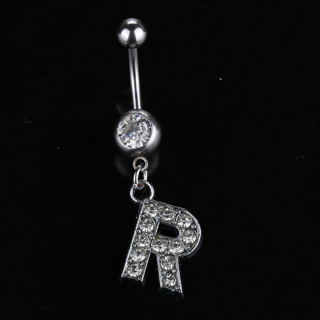 Hypoallergenic Body Piercing Navel Ring Jewelry A-Z