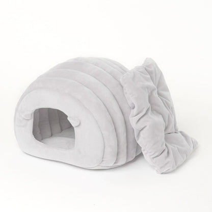 Sheep Bed for Cats - Semi-Enclosed Sleeping Bag