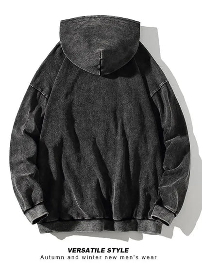 Retro Washed Cotton Oversized Hoodies