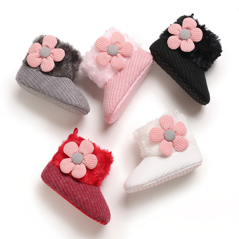 Warm Cotton Snow Boots for Babies 0-1 Years Old
