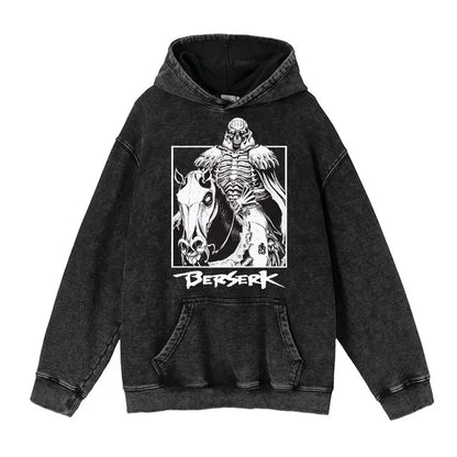 Retro Washed Cotton Oversized Hoodies