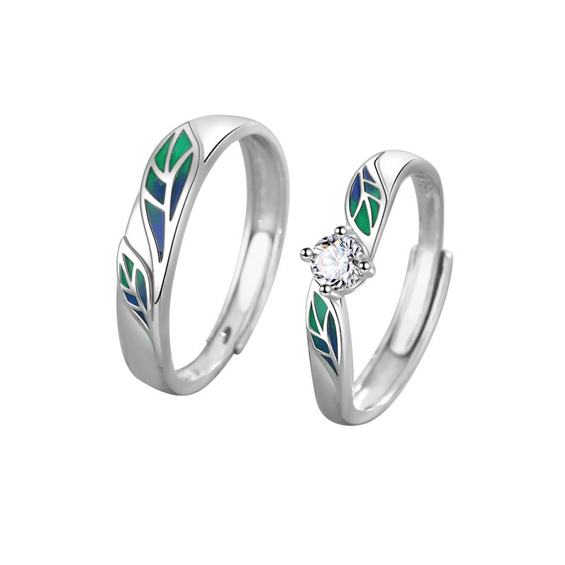 S999 Pure Silver Simple Sterling Silver Ring