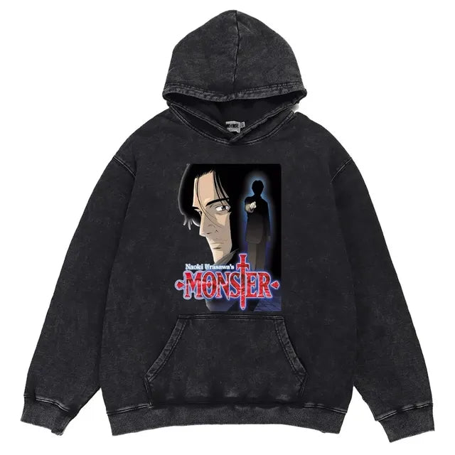 Retro Washed Cotton Oversized Hoodies