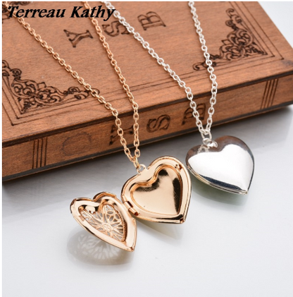 Openwork Heart Necklace - Heart Pendant Jewelry