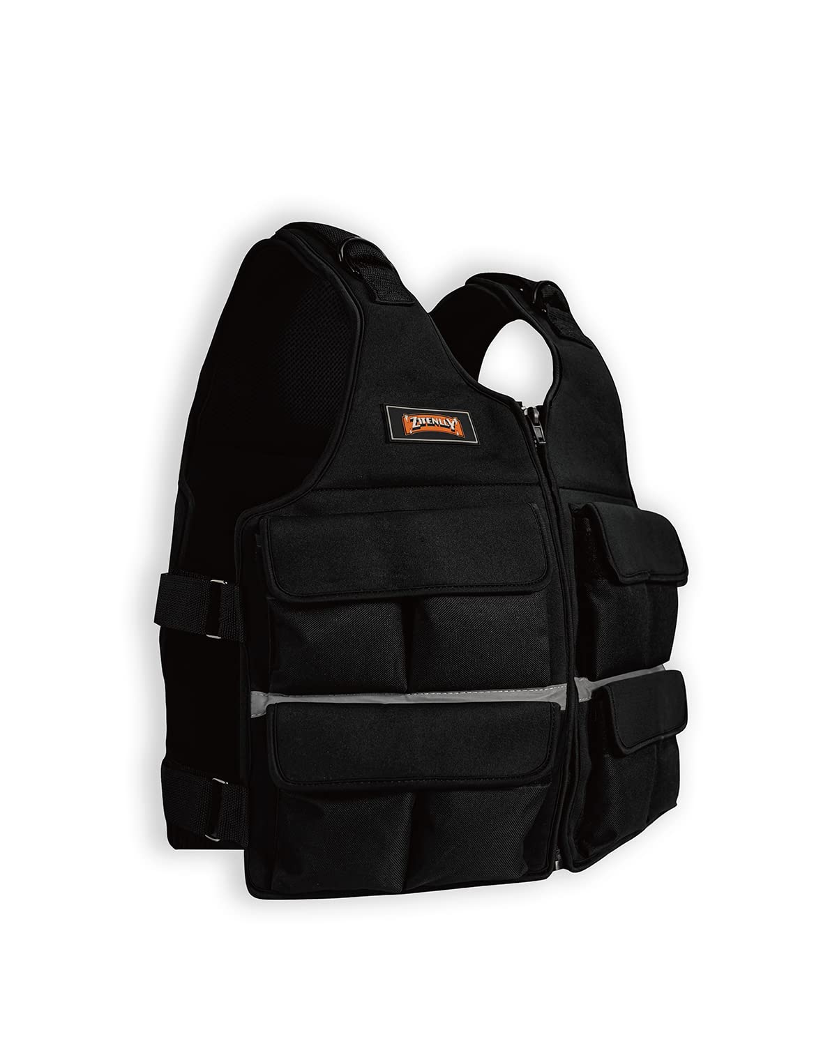 ZTTENLLY Adjustable Weighted Vest with Shoulder Pads-Adjustable Size-15/20/30/40/50lbs Body Weight Vest for Men & Women