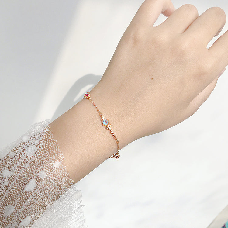 925 Silver Bracelet - Sailor Moon & Fantasy Girl Design